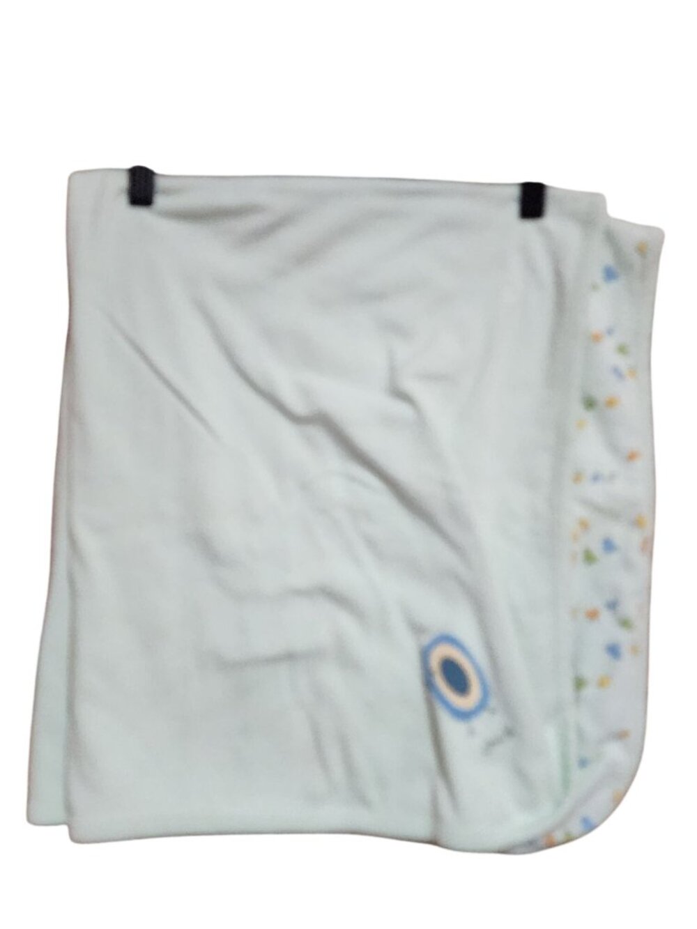 Gap Factory Chick Baby Blanket Green yellow chicks 30 X 33